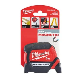 MILWAUKEE TAŚMA MIERNICZA MAGNETYCZNA PREMIUM MAGNETIC   5M (4932464599)